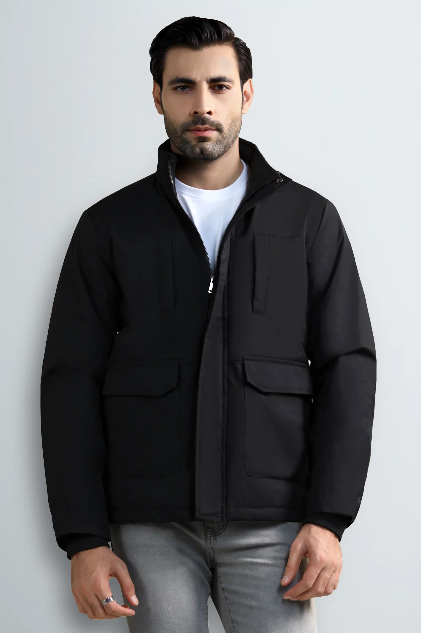 Black Men's Jacket - Image 4